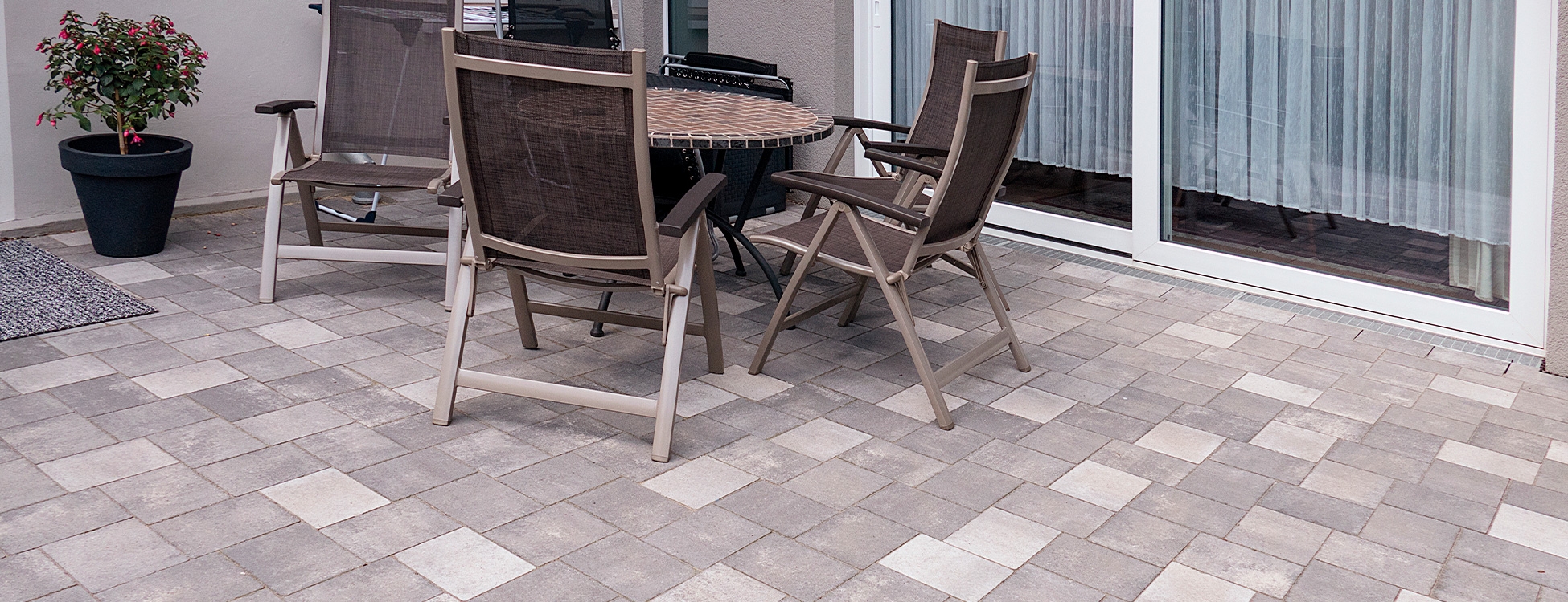 Rekalit Enviro LINEAR, mangan-grau – Steingröße 32 x 24 cm