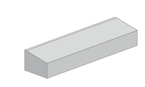 BARRIFLEX Sonderbordstein 30/16 cm