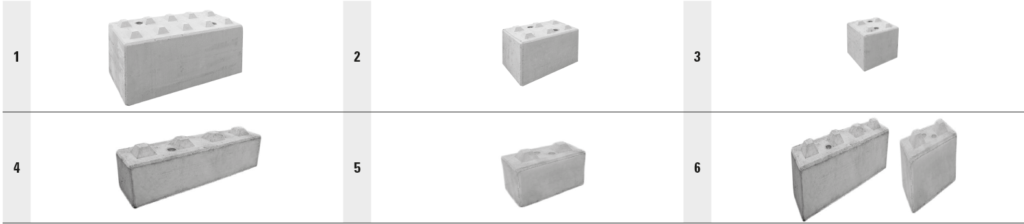 Big Block / Small Block Trennwandsystem