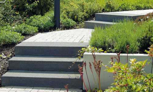 Disenio® Blockstufe JET, basalt-quarzit – Einbauart A