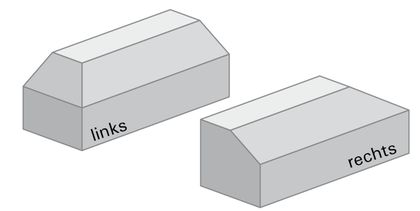 Flachbord-Eckverbinder 90° konvex