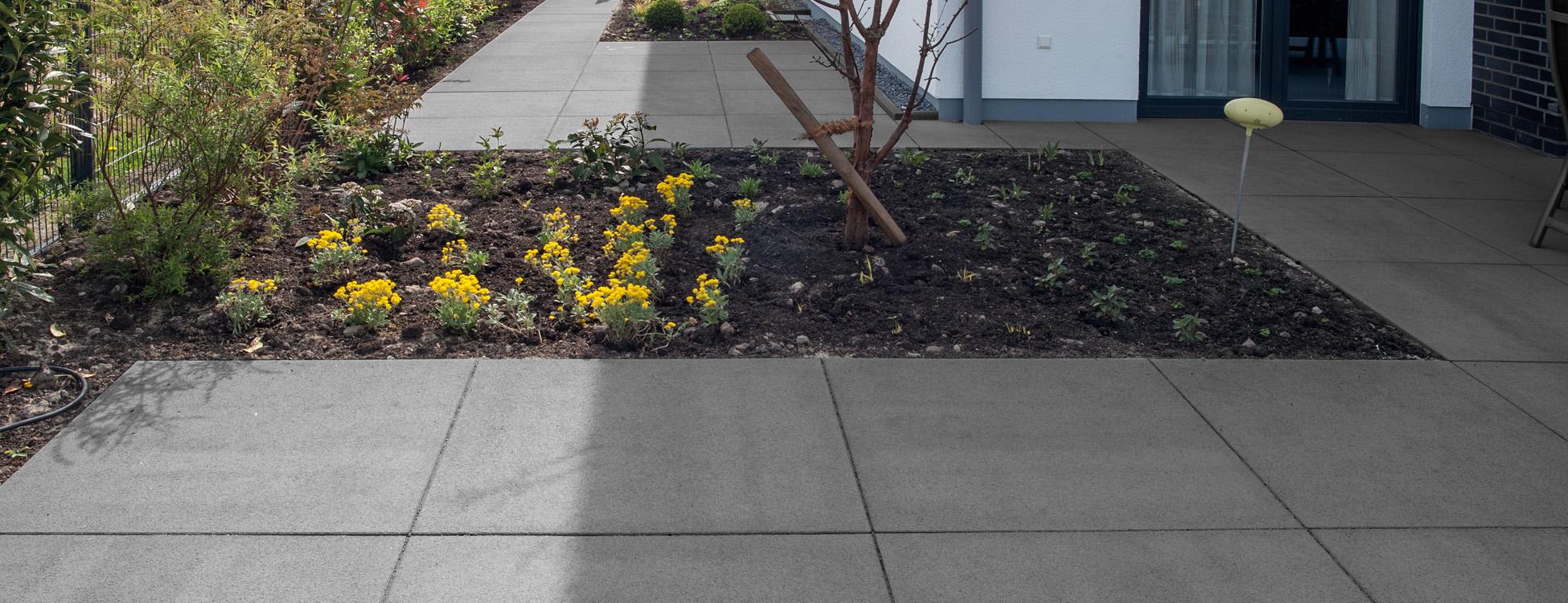 Disenio® Gartenplatte, scuro – Plattengröße 100 x 100 cm